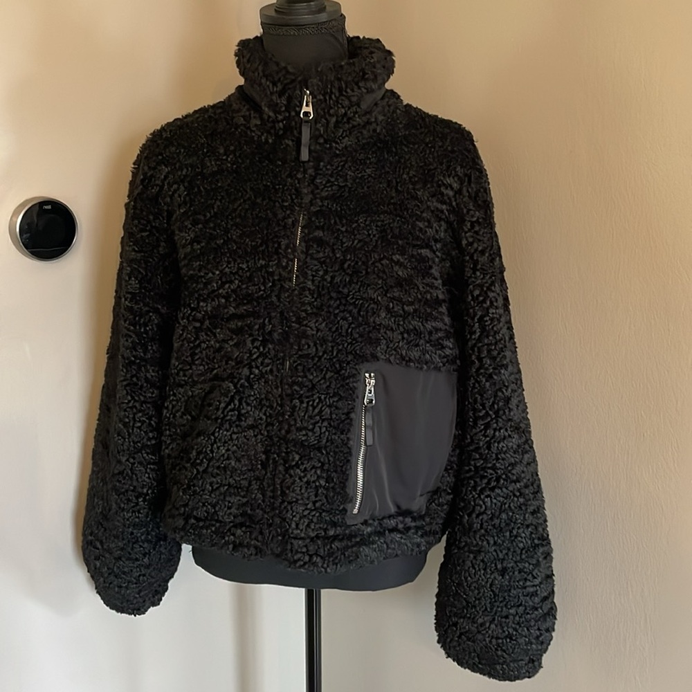 SOMETHING NAVY Something Navy
Teddy coat Patch Pocket Jacket from SHOPBOB